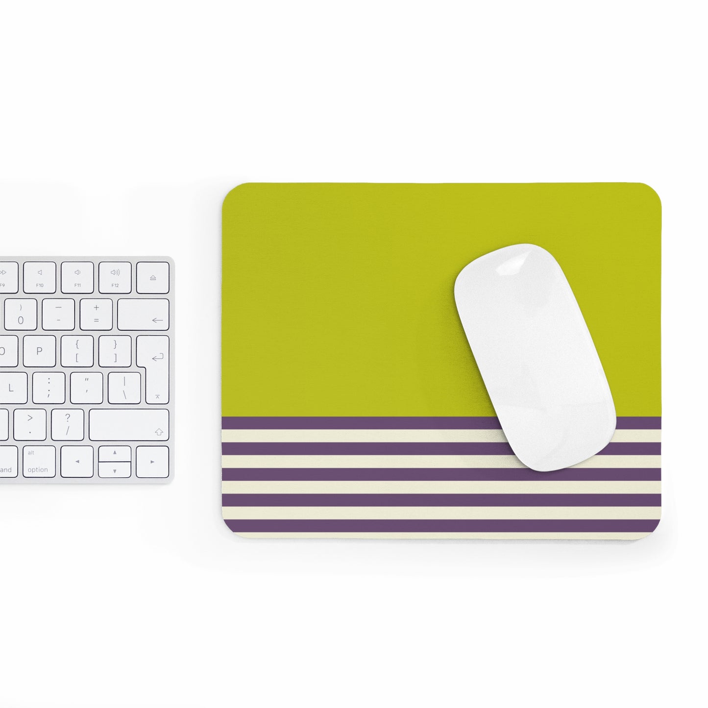 Premium Mouse Pad - Green Stripped