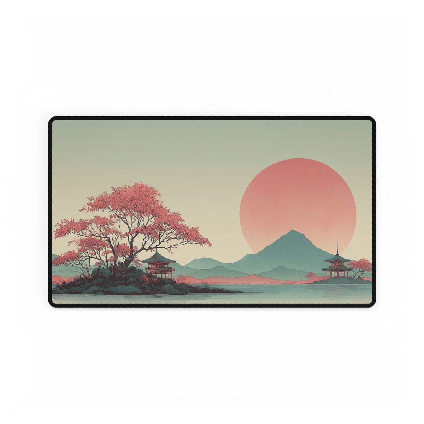 Desk Pad - 3 sizes - Japanese Landscape