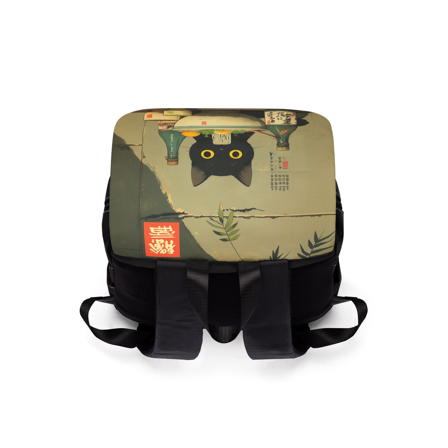 Oxford Canvas Backpack - Ramen Cat