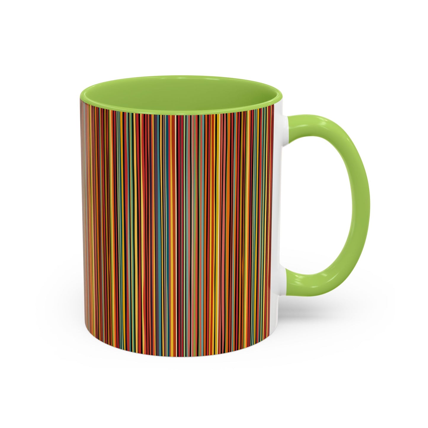 Coffee Mug - Vibrant Coloured Lines