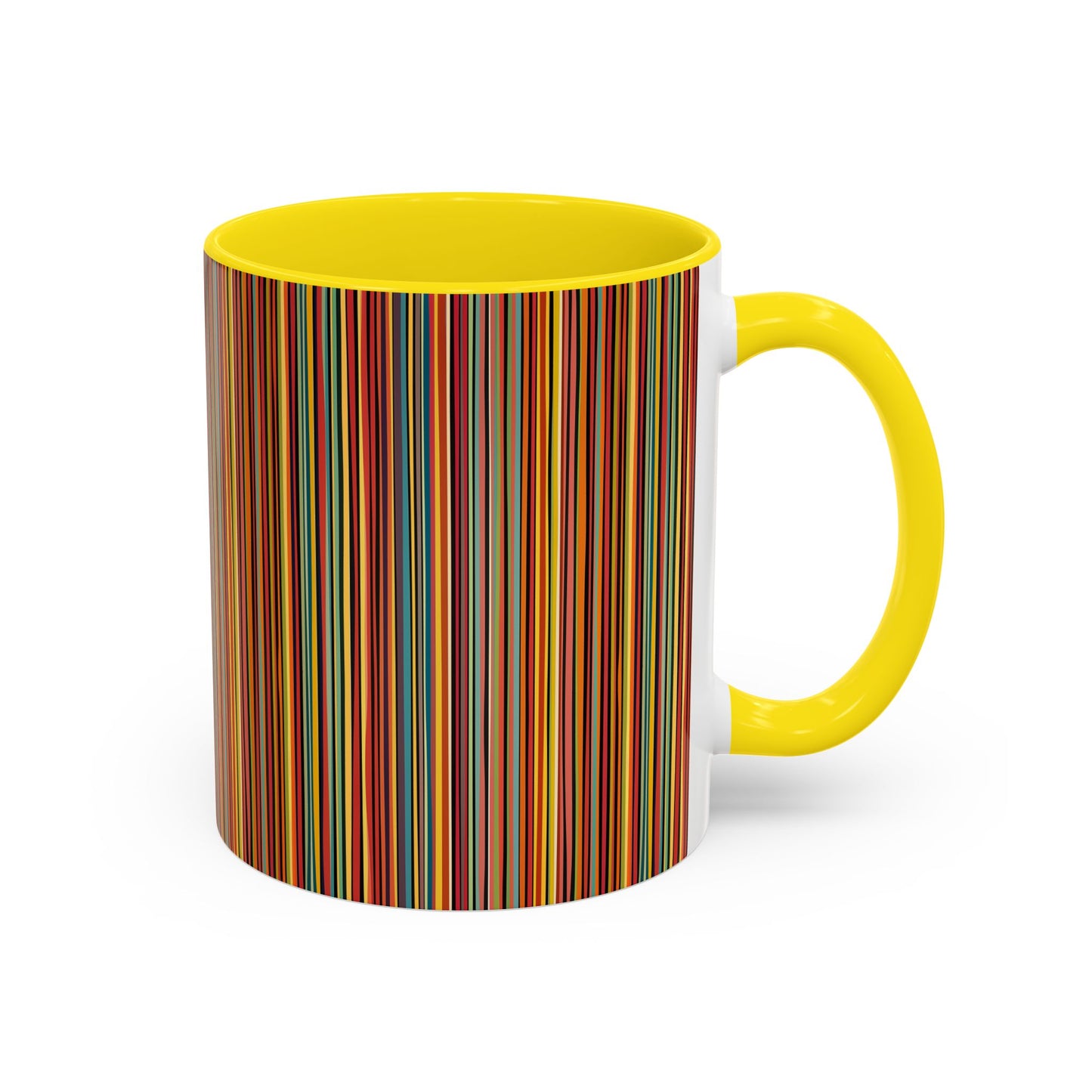 Coffee Mug - Vibrant Coloured Lines