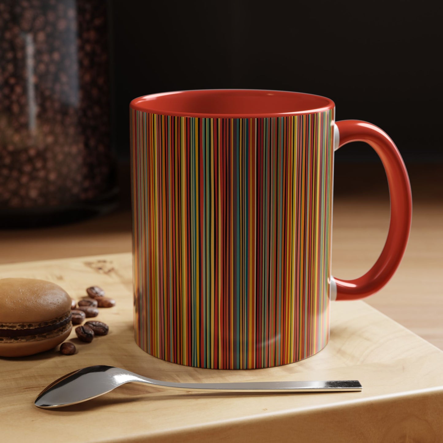 Coffee Mug - Vibrant Coloured Lines