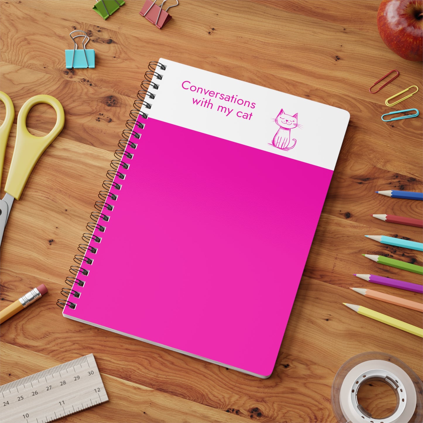 A5 Notebook - Conversations with My Cat