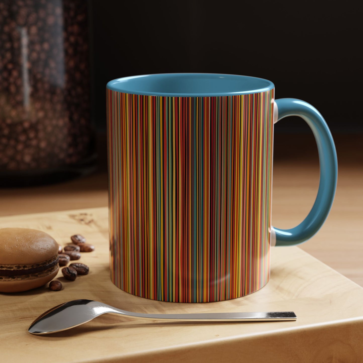 Coffee Mug - Vibrant Coloured Lines
