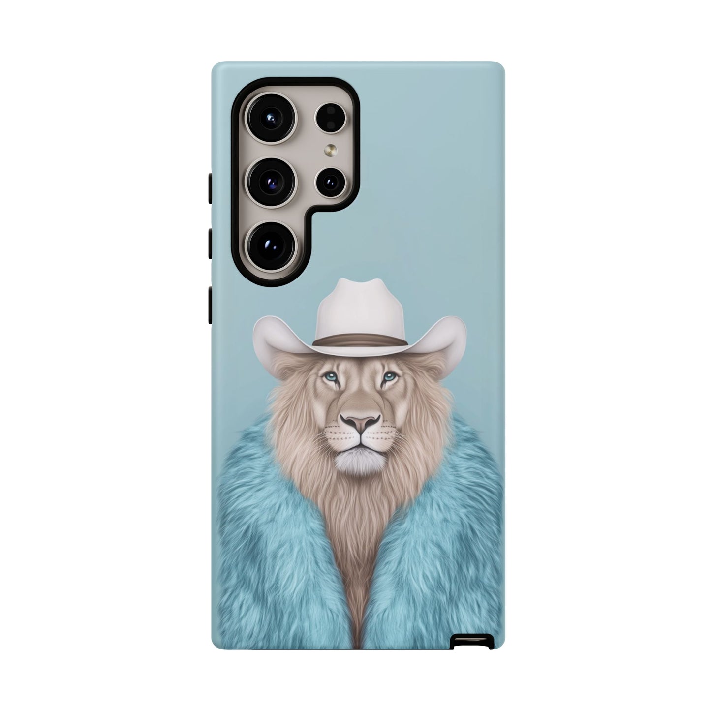 Lion in Fur Coat