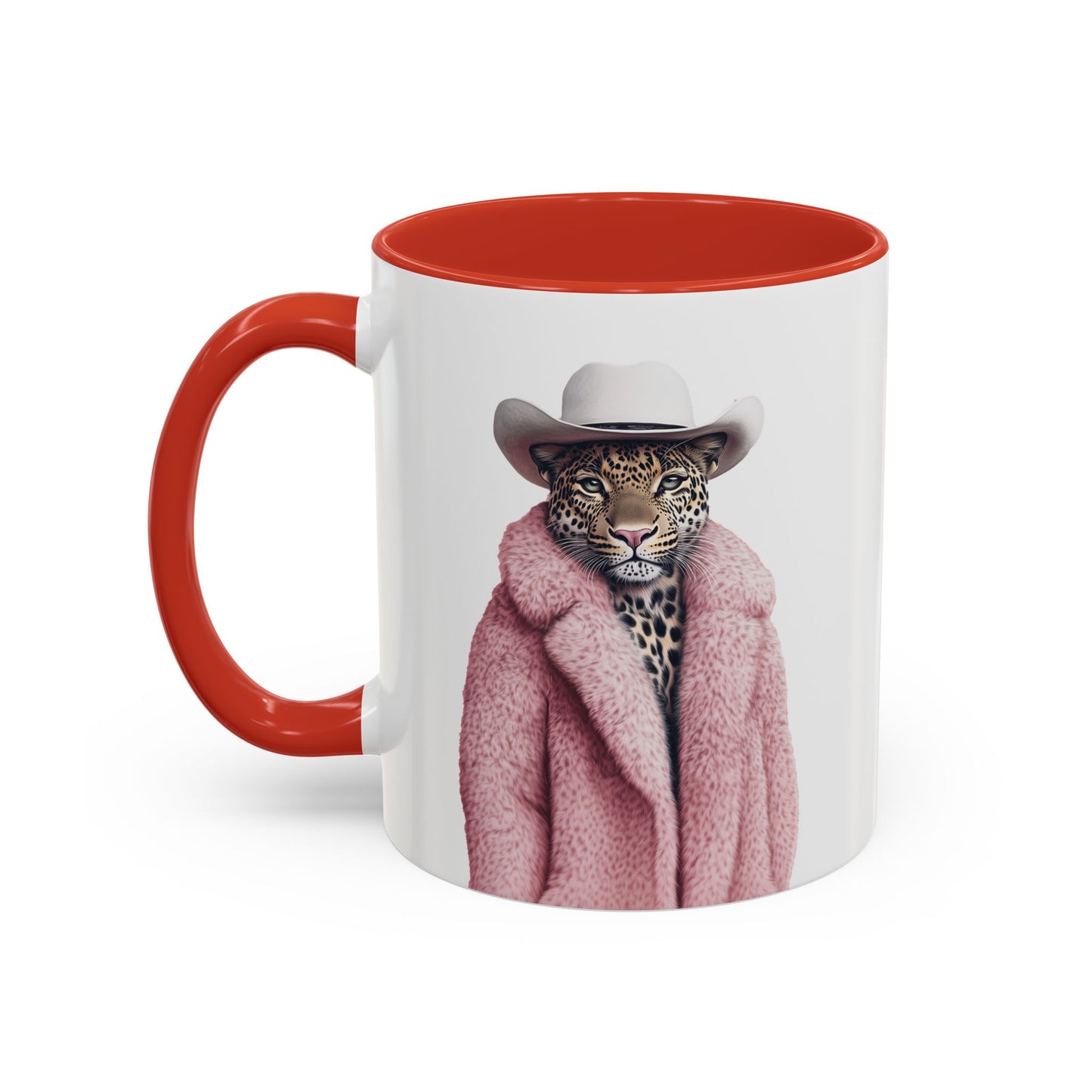 Coffee Mug - Cool Cat in Pink Fur