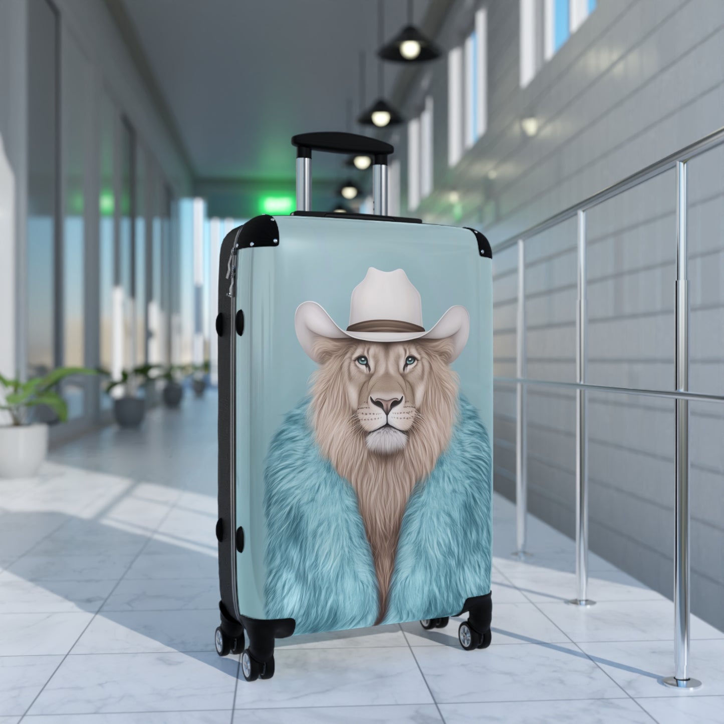 Lion in Fur Coat - Suitcase