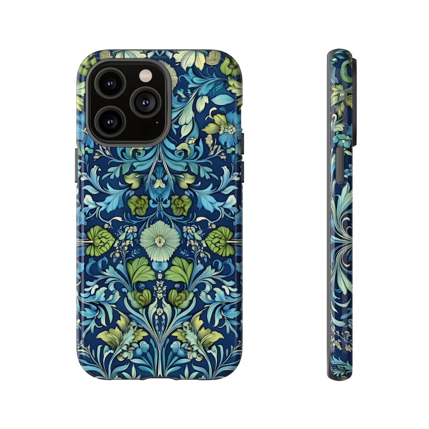 Blue William Morris Style - Tough Case