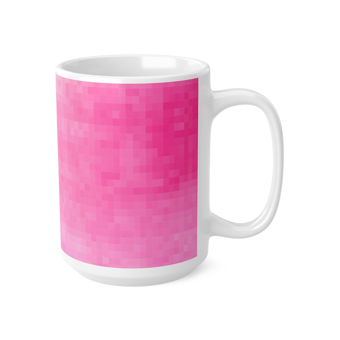 11oz / 15oz Mug - Pink Pixels