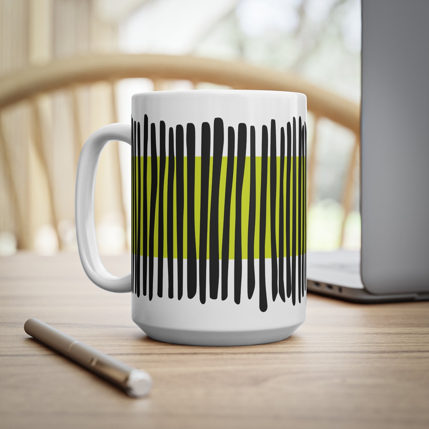 Bauhaus Lines Green Accent