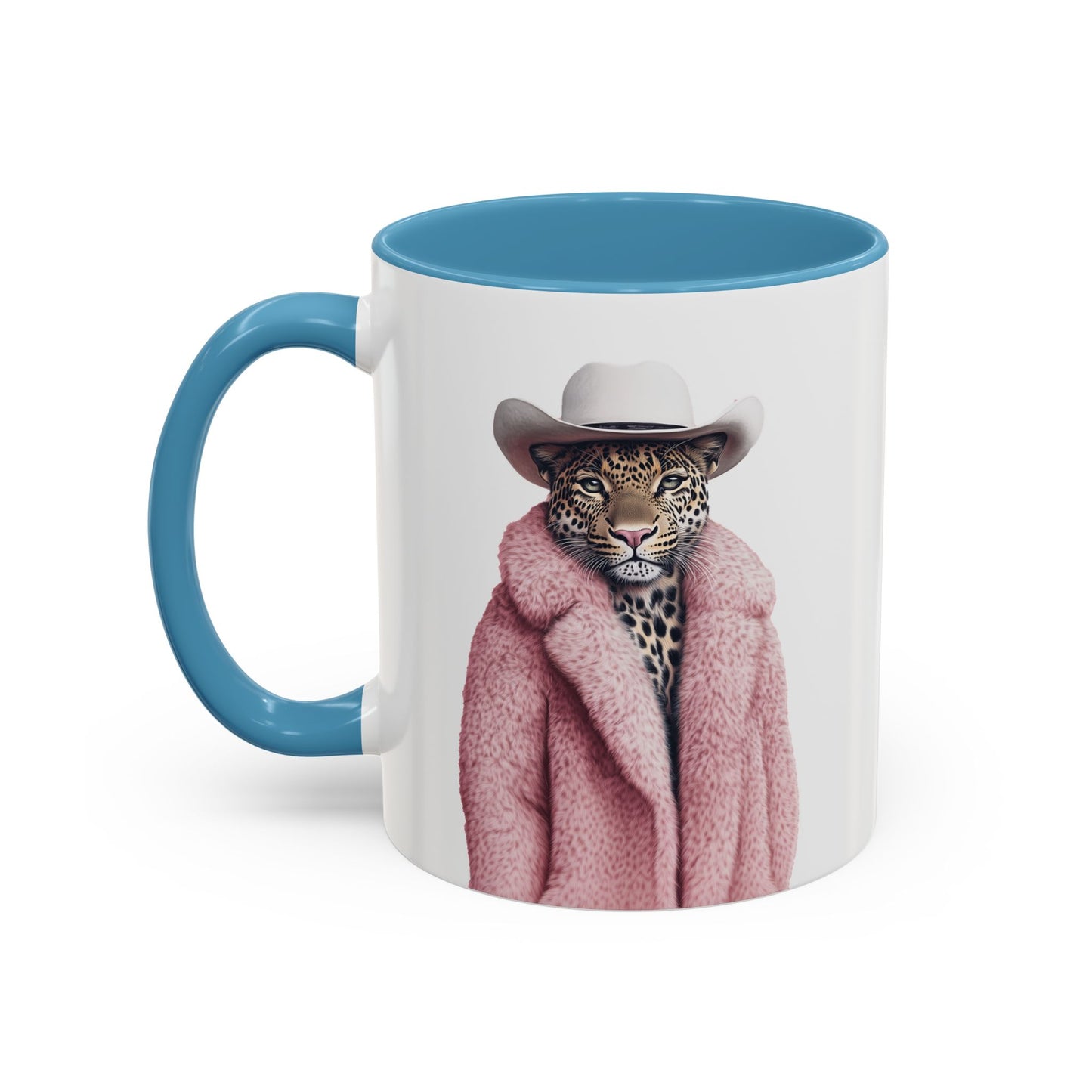 Coffee Mug - Cool Cat in Pink Fur