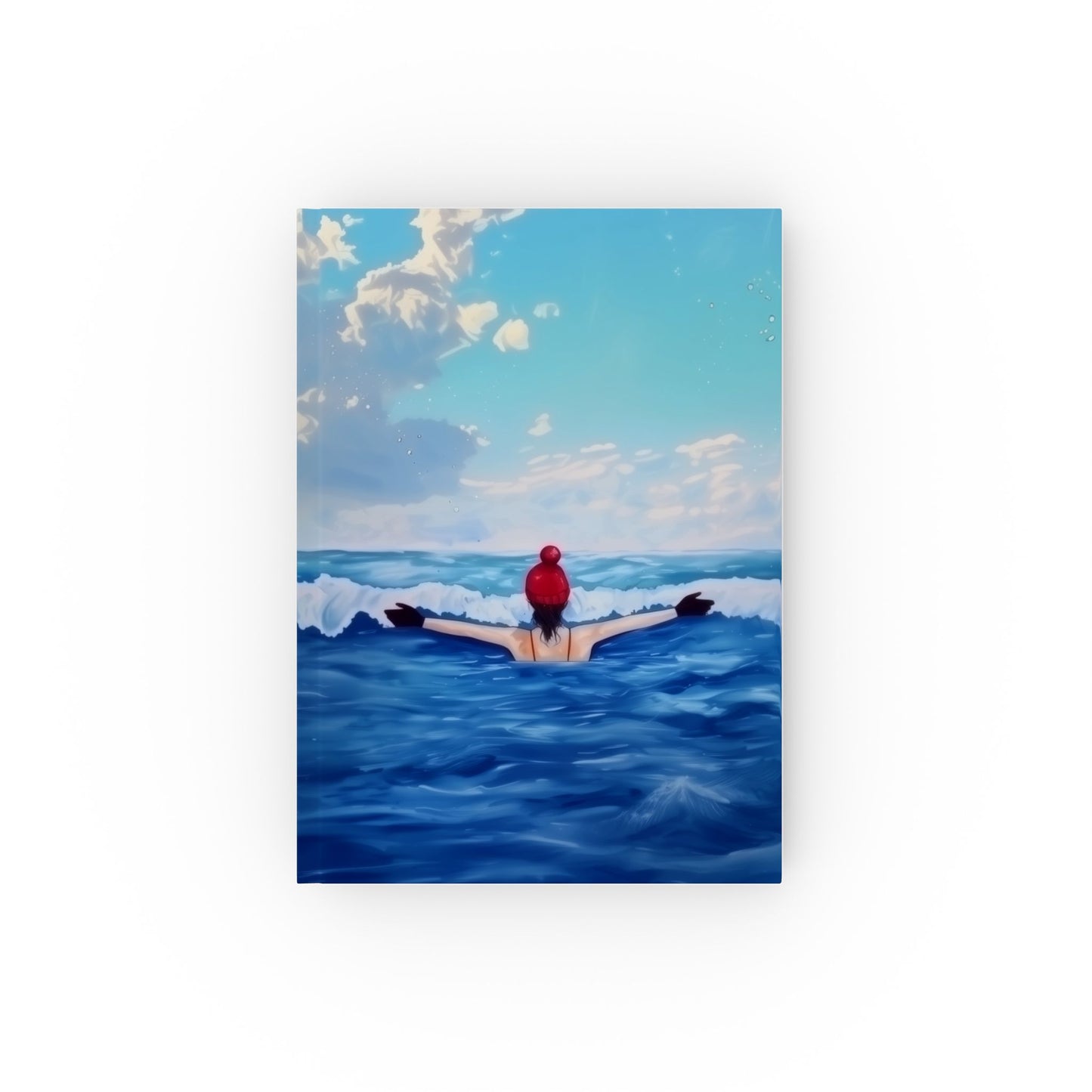 Hard Backed Journal - Embrace the Ocean