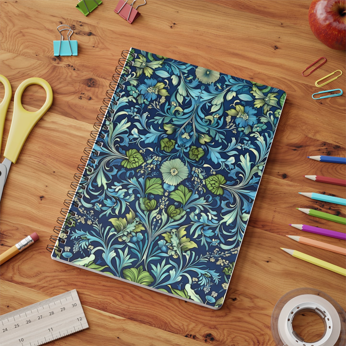 A5 Notebook - William Morris Inspired Design
