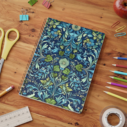 A5 Notebook - William Morris Inspired Design