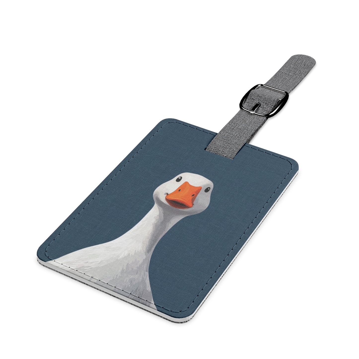 Canvas Backed Luggage Tag - Silly Goose