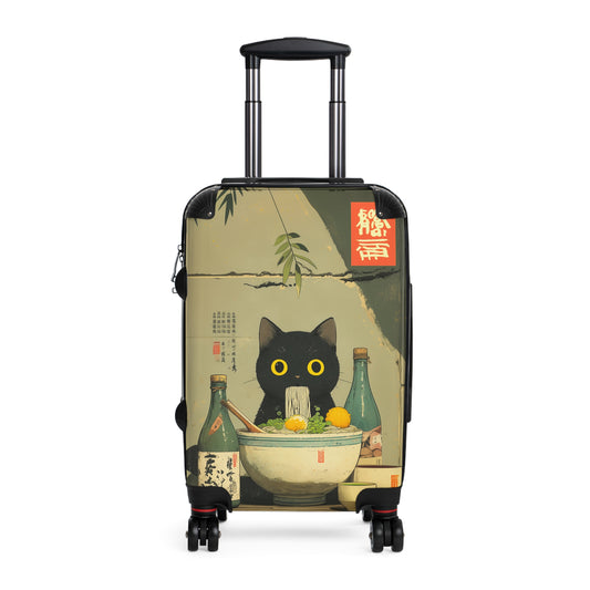 Suitcase 3 Sizes - Raman Cat