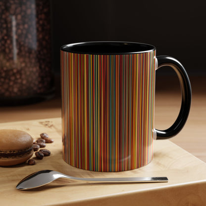 Coffee Mug - Vibrant Coloured Lines