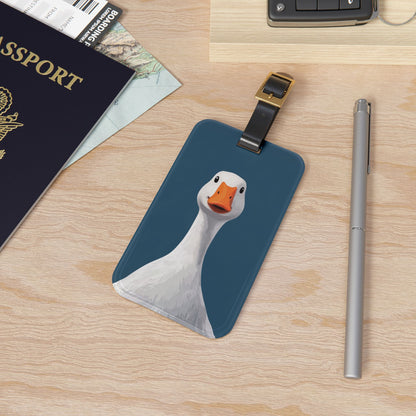 Address Luggage Tag - Silly Goose