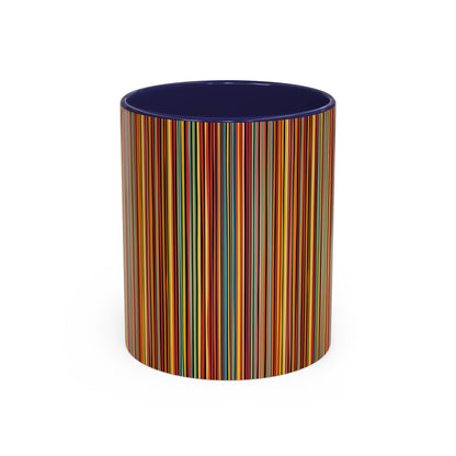 Coffee Mug - Vibrant Coloured Lines