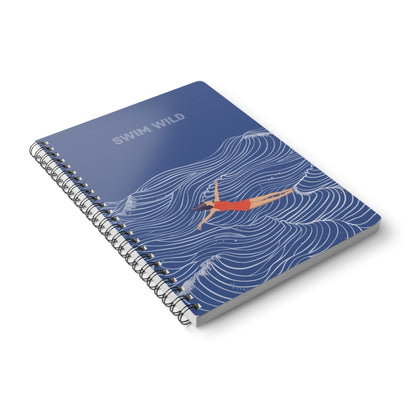 A5  Notebook - Swim Wild
