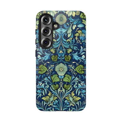 Blue William Morris Style - Tough Case