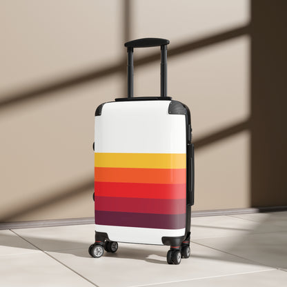 Suitcase 3 Sizes - Retro Lines