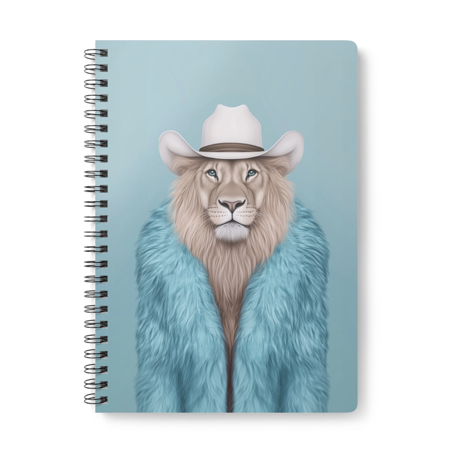 A5 Notebook - Cool Cat in Fur Coat
