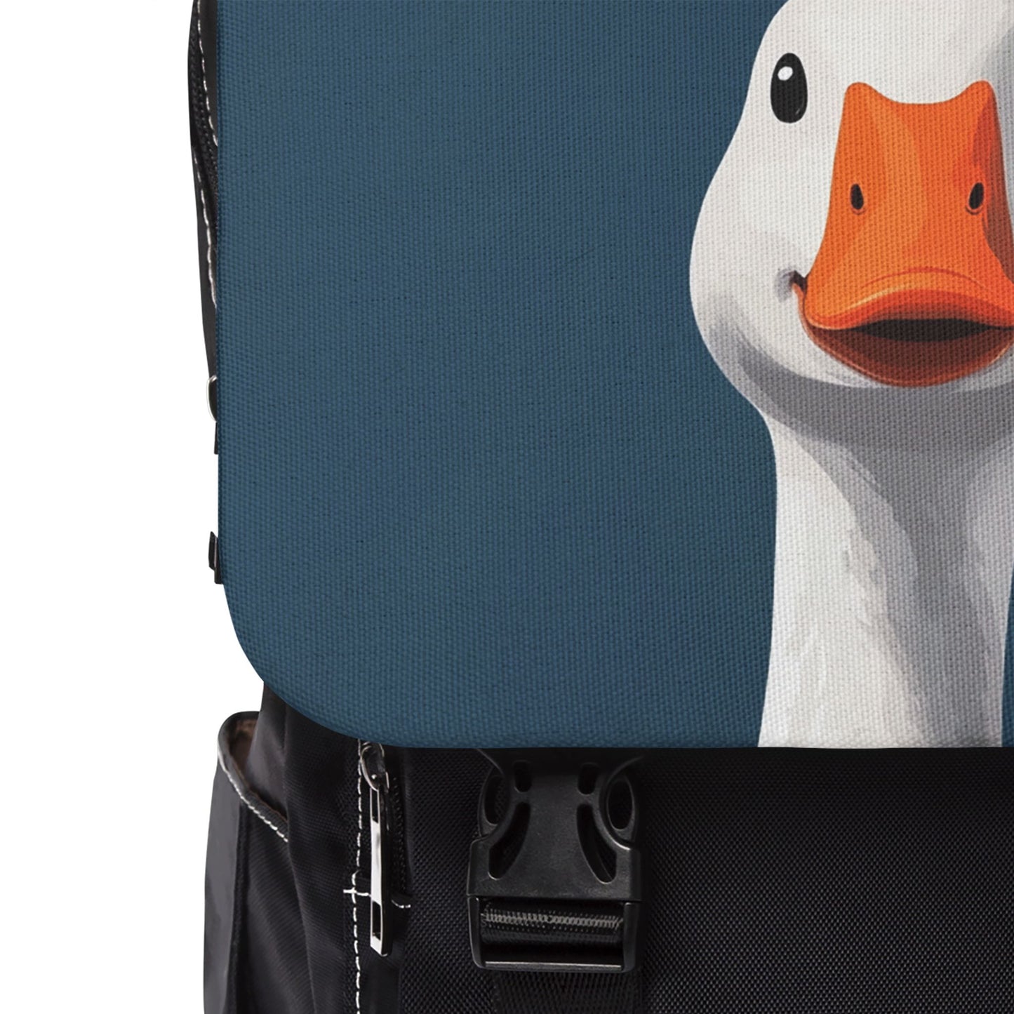Canvas Backpack - Silly duck