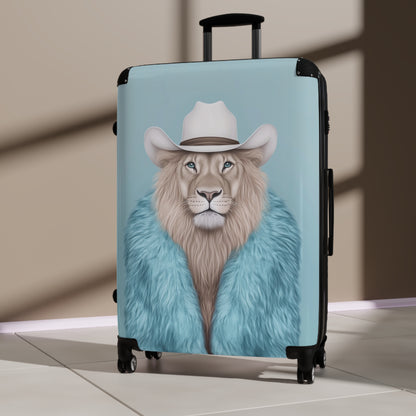 Lion in Fur Coat - Suitcase