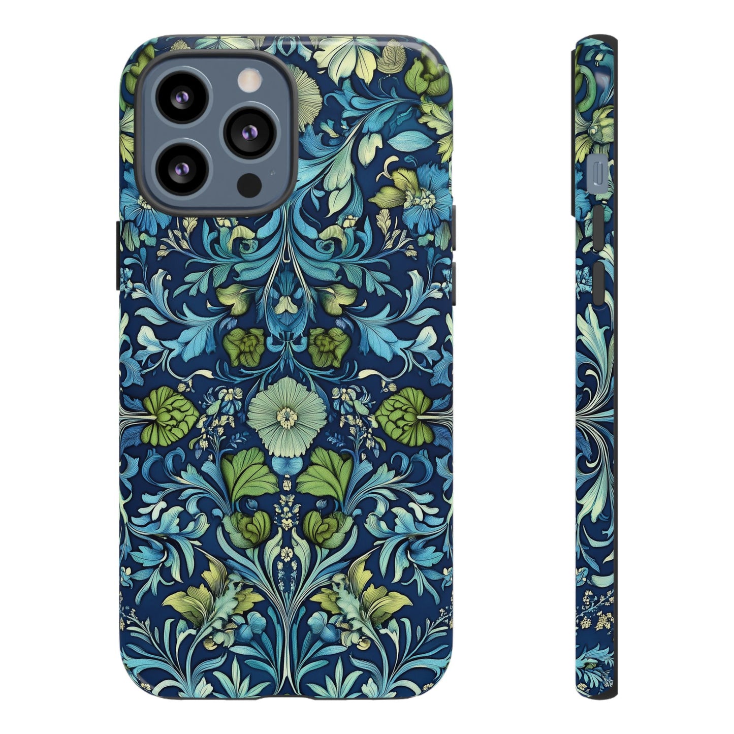 Blue William Morris Style - Tough Case