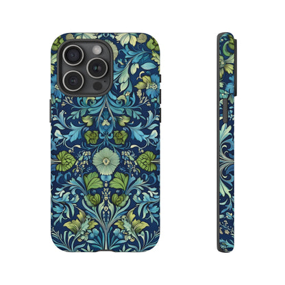 Blue William Morris Style - Tough Case