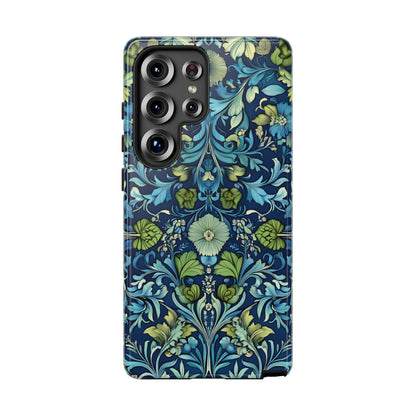 Blue William Morris Style - Tough Case