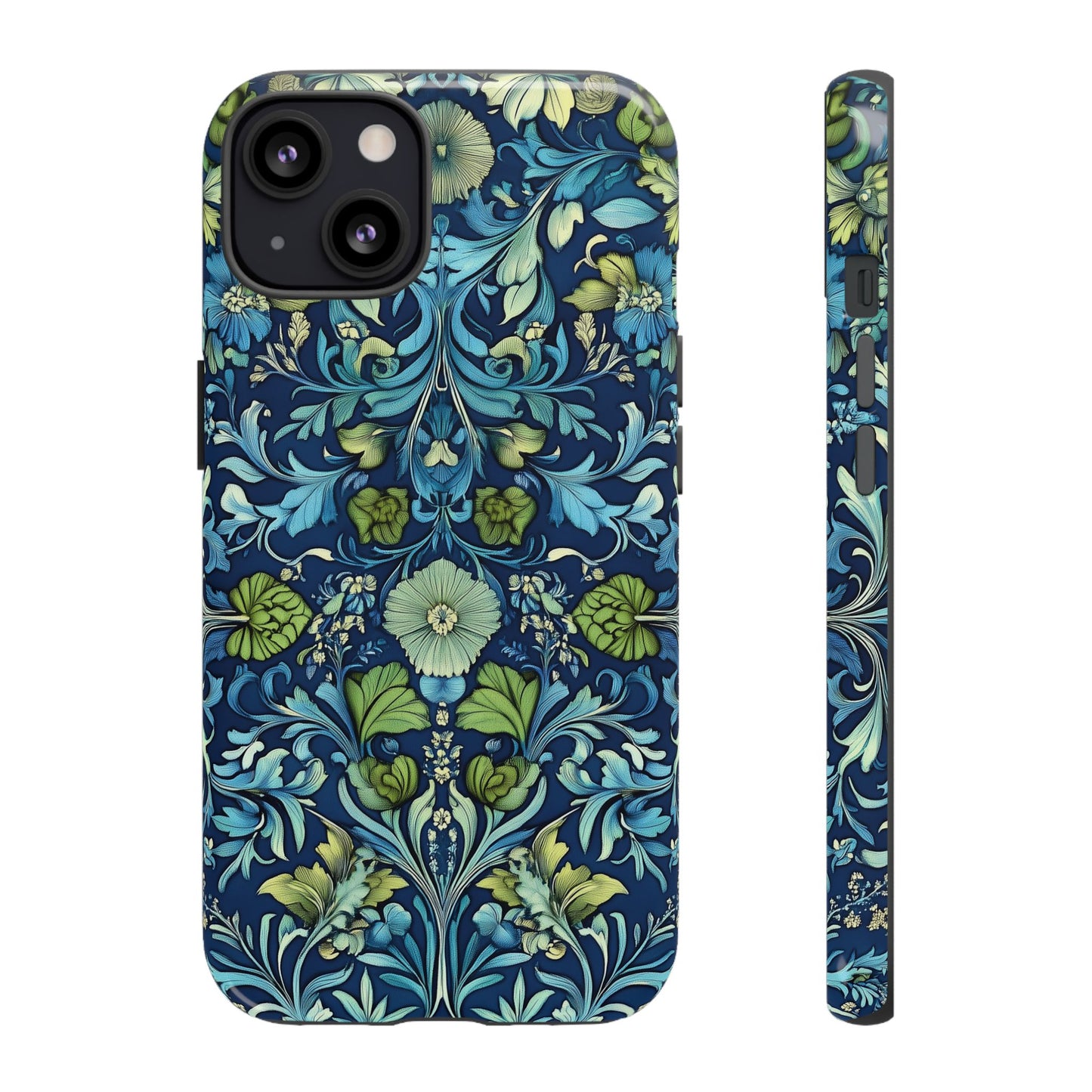 Blue William Morris Style - Tough Case