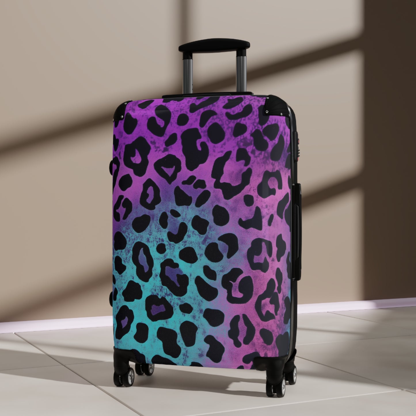 Suitcase 3 Sizes - Colourful Animal Print