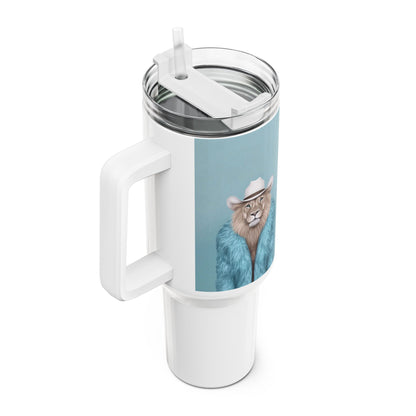 Lion in Fur Coat - 40oz Tumbler