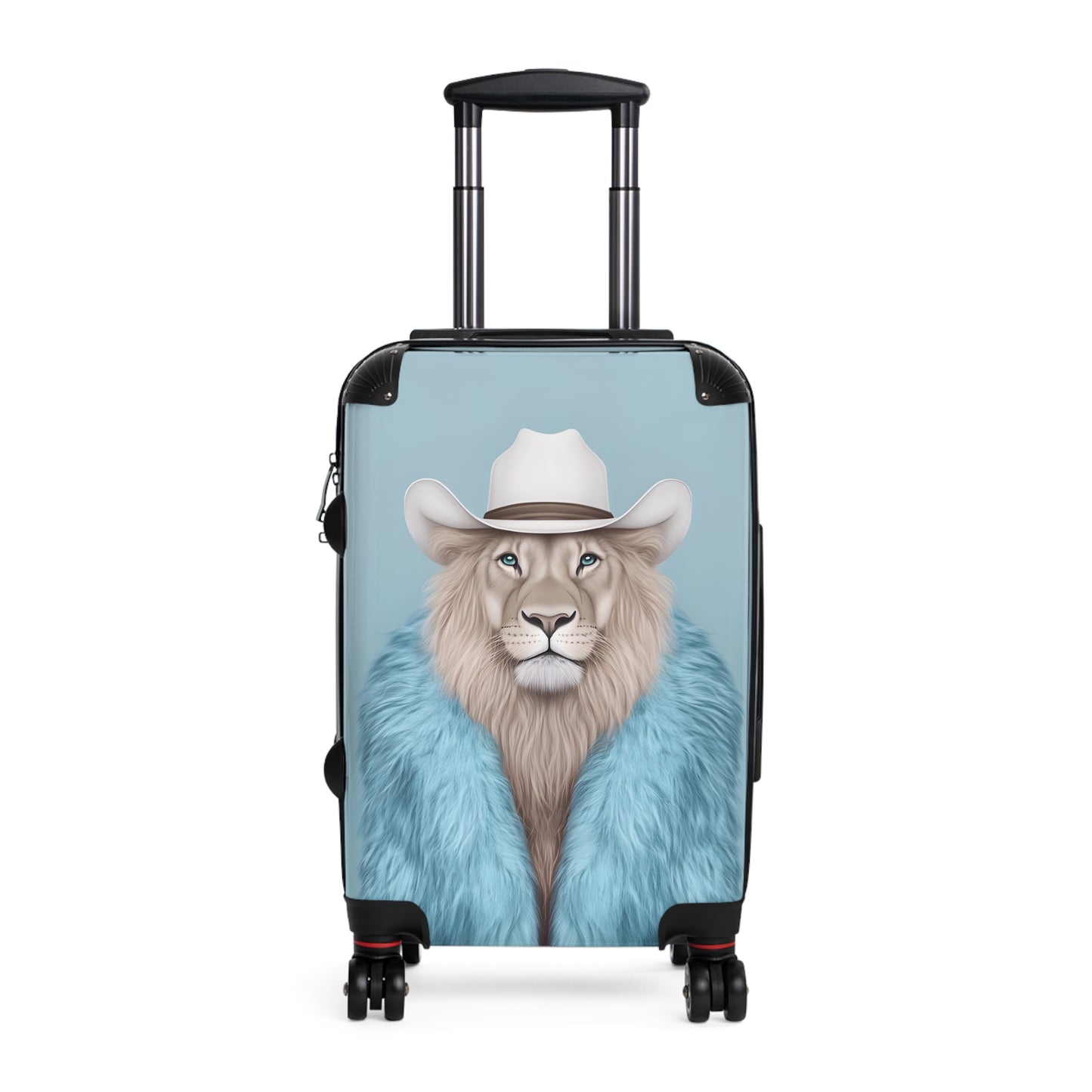 Suitcase 3 Sizes - Blue Case Cool Cat
