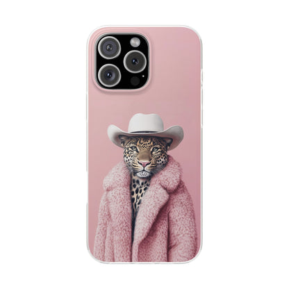 Leopard Fur Coat  - Flexi Case