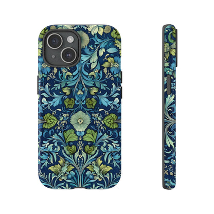 Blue William Morris Style - Tough Case