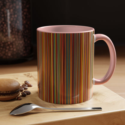Coffee Mug - Vibrant Coloured Lines