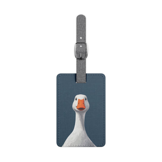 Canvas Backed Luggage Tag - Silly Goose