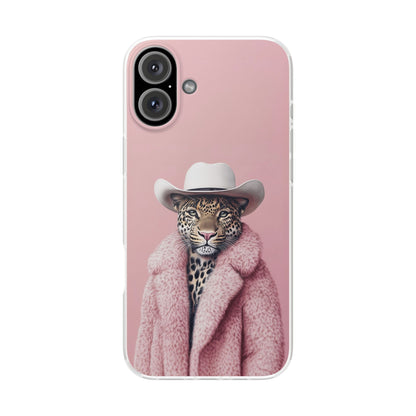 Leopard Fur Coat  - Flexi Case