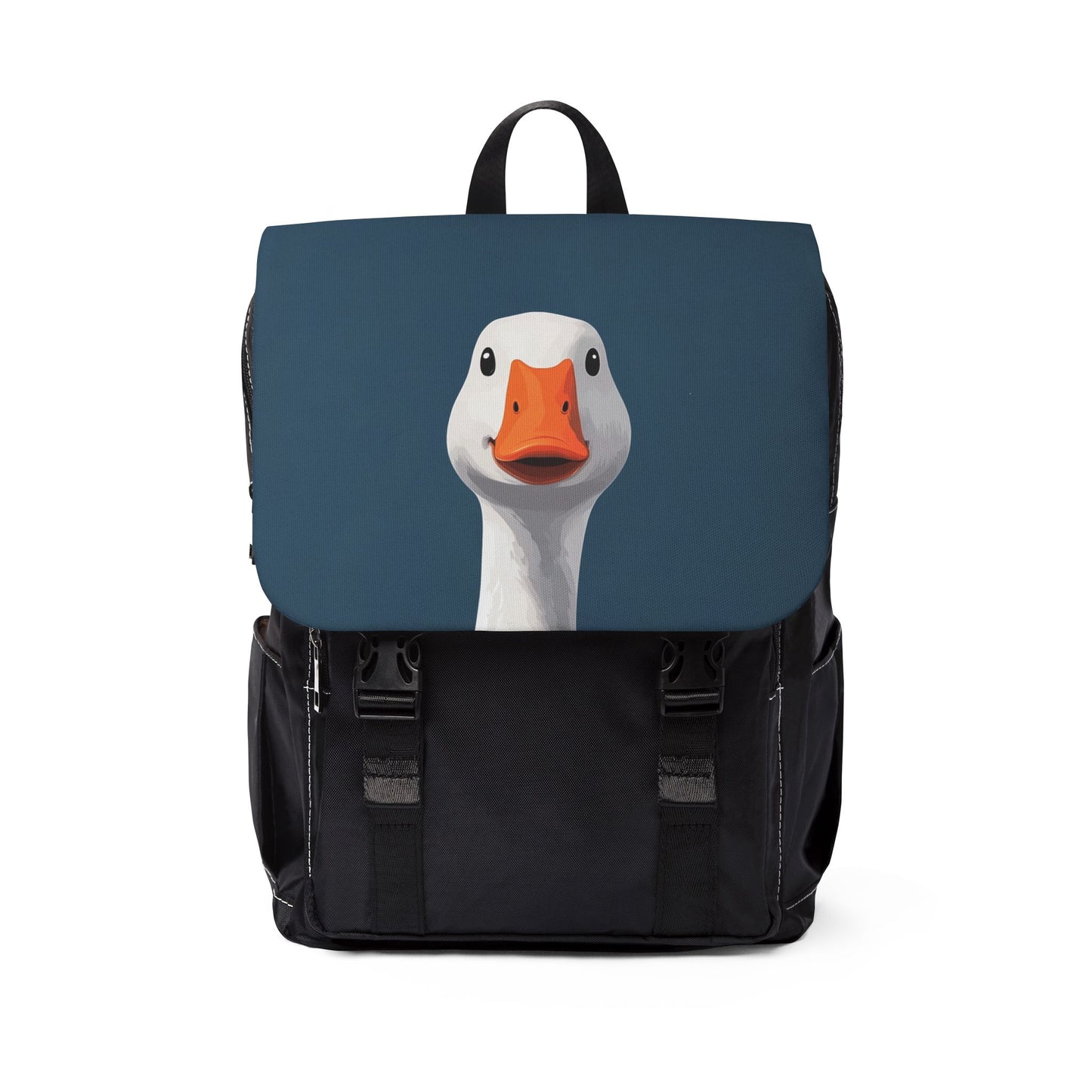 Canvas Backpack - Silly duck