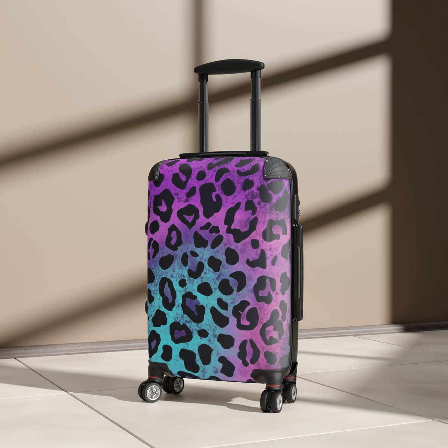 Suitcase 3 Sizes - Colourful Animal Print