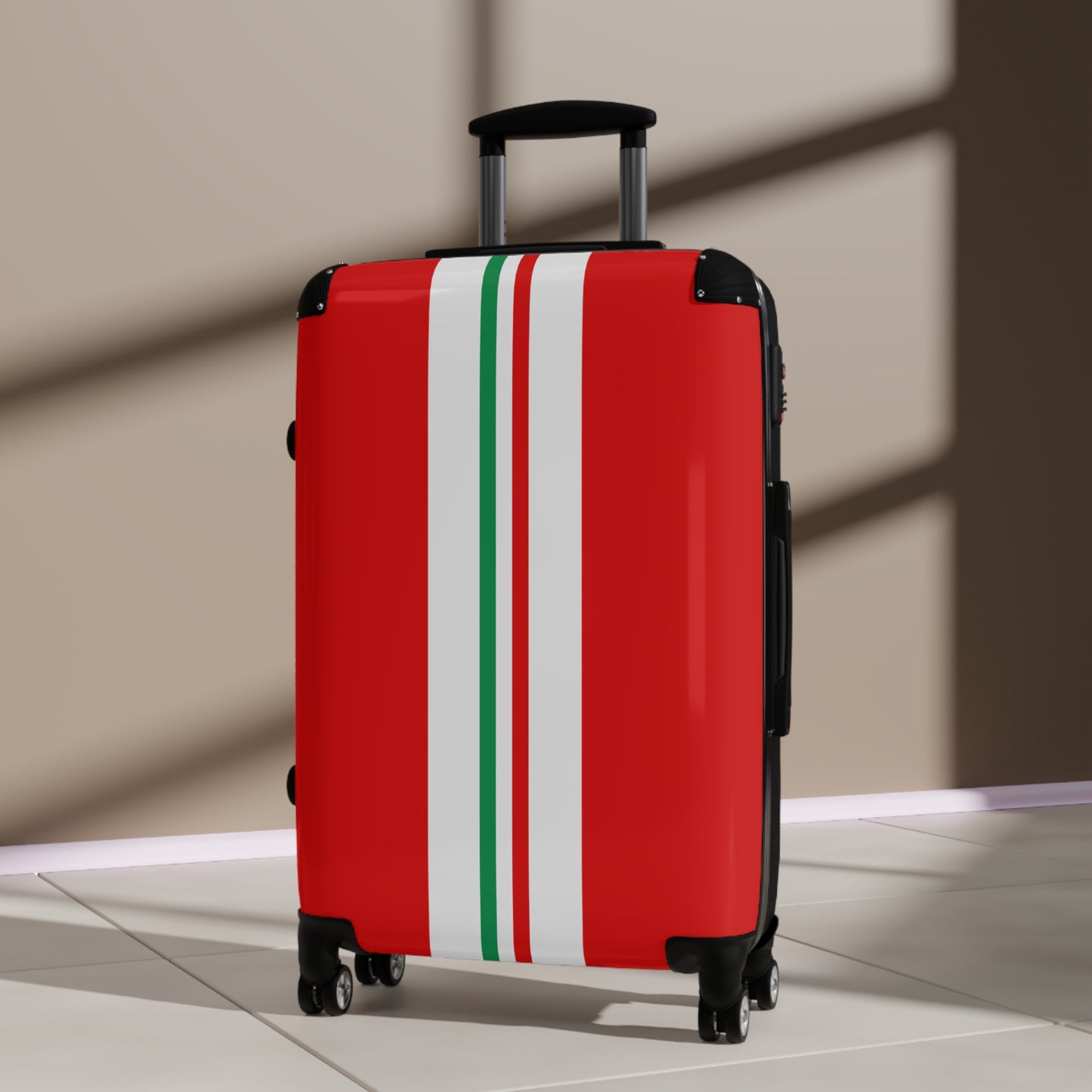 Suitcase 3 Sizes - Rosso Red