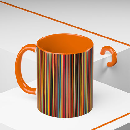 Coffee Mug - Vibrant Coloured Lines