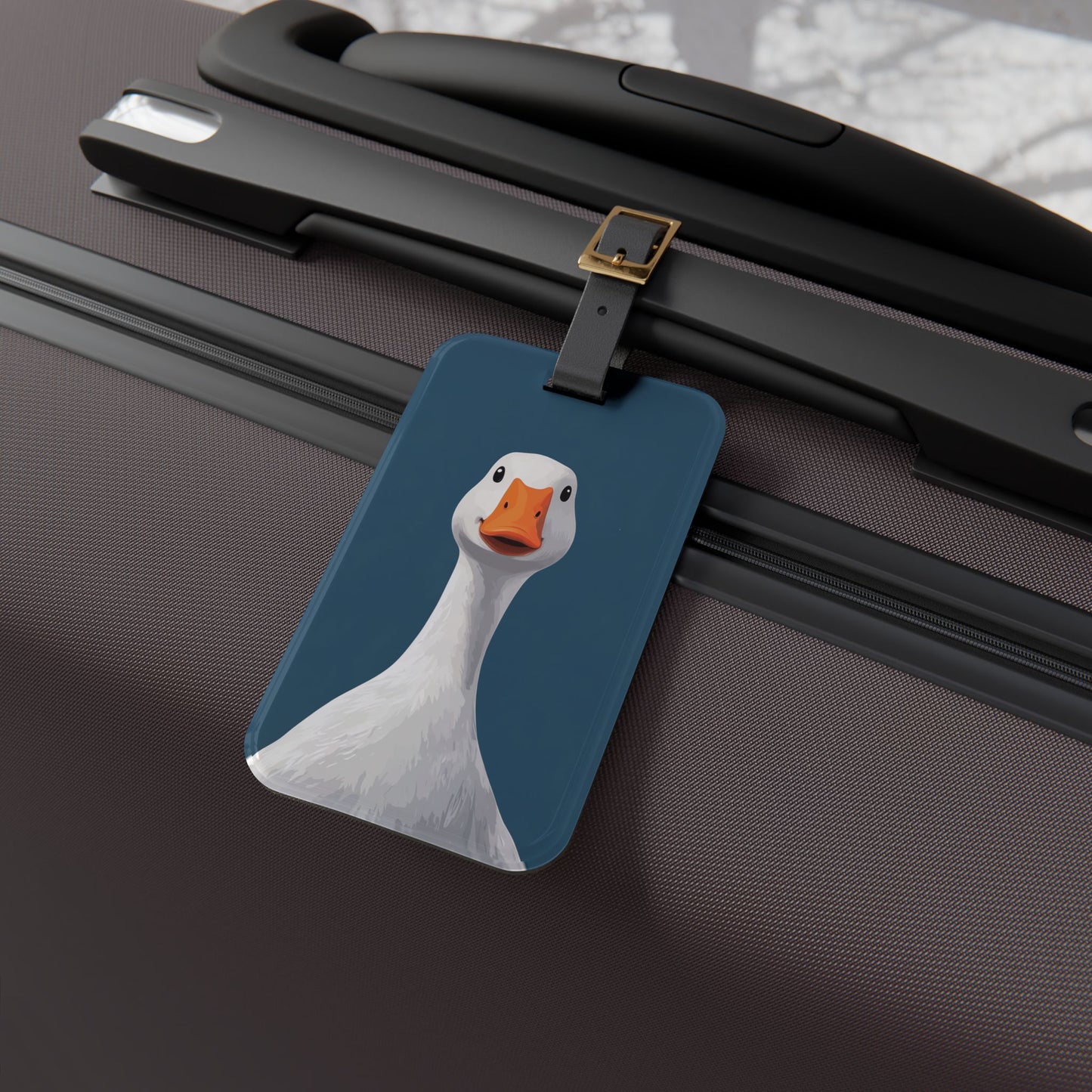 Address Luggage Tag - Silly Goose