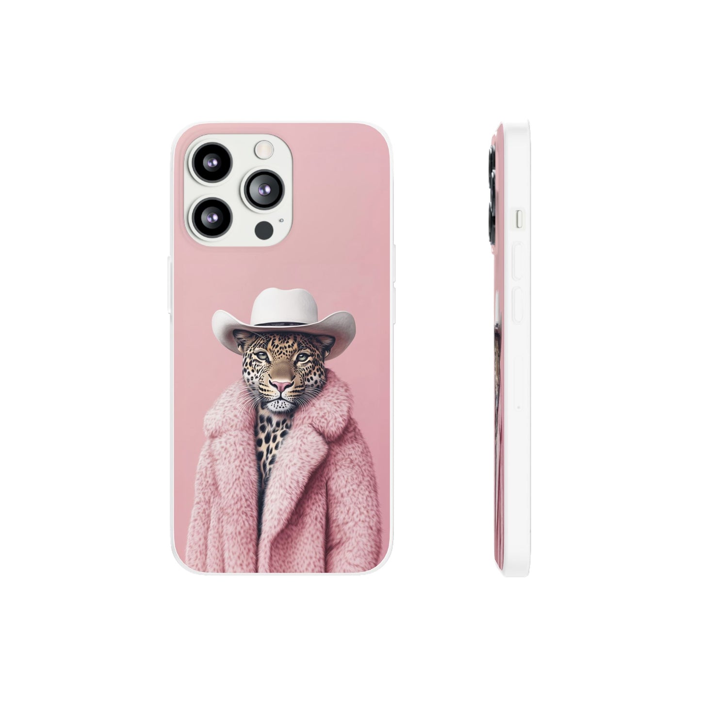 Leopard Fur Coat  - Flexi Case