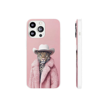 Leopard Fur Coat  - Flexi Case