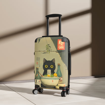 Suitcase 3 Sizes - Raman Cat