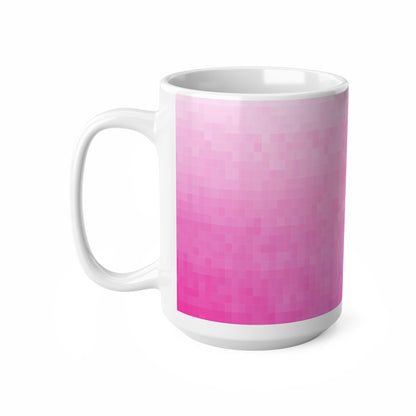 11oz / 15oz Mug - Pink Pixels
